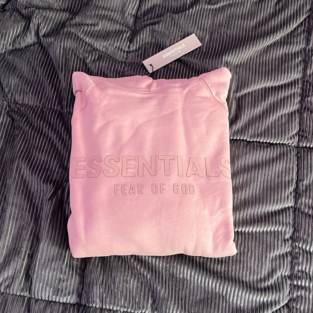 PINK ESSENTIALS FOG hoodie